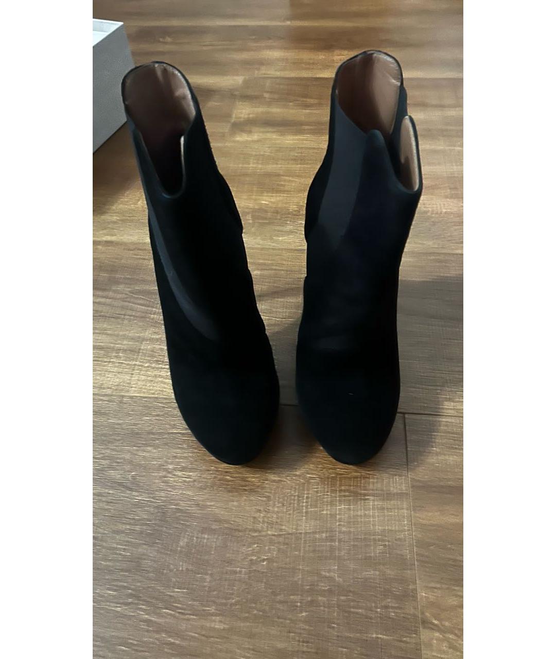 ALAIA Черные замшевые ботильоны, фото 2