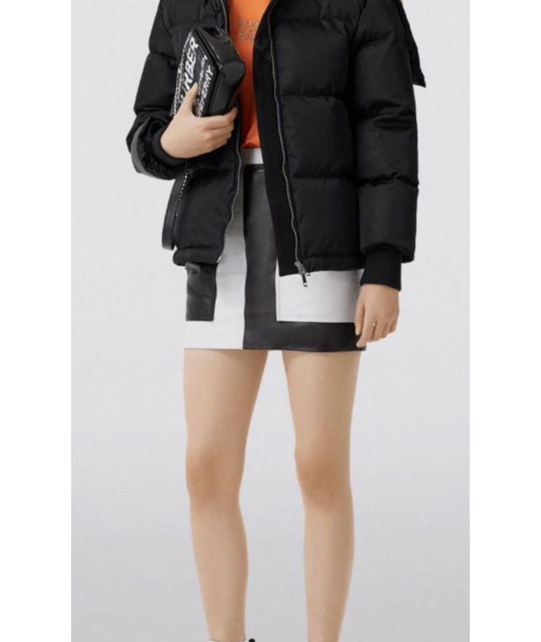 BURBERRY Черный вискозный пуховик, фото 4