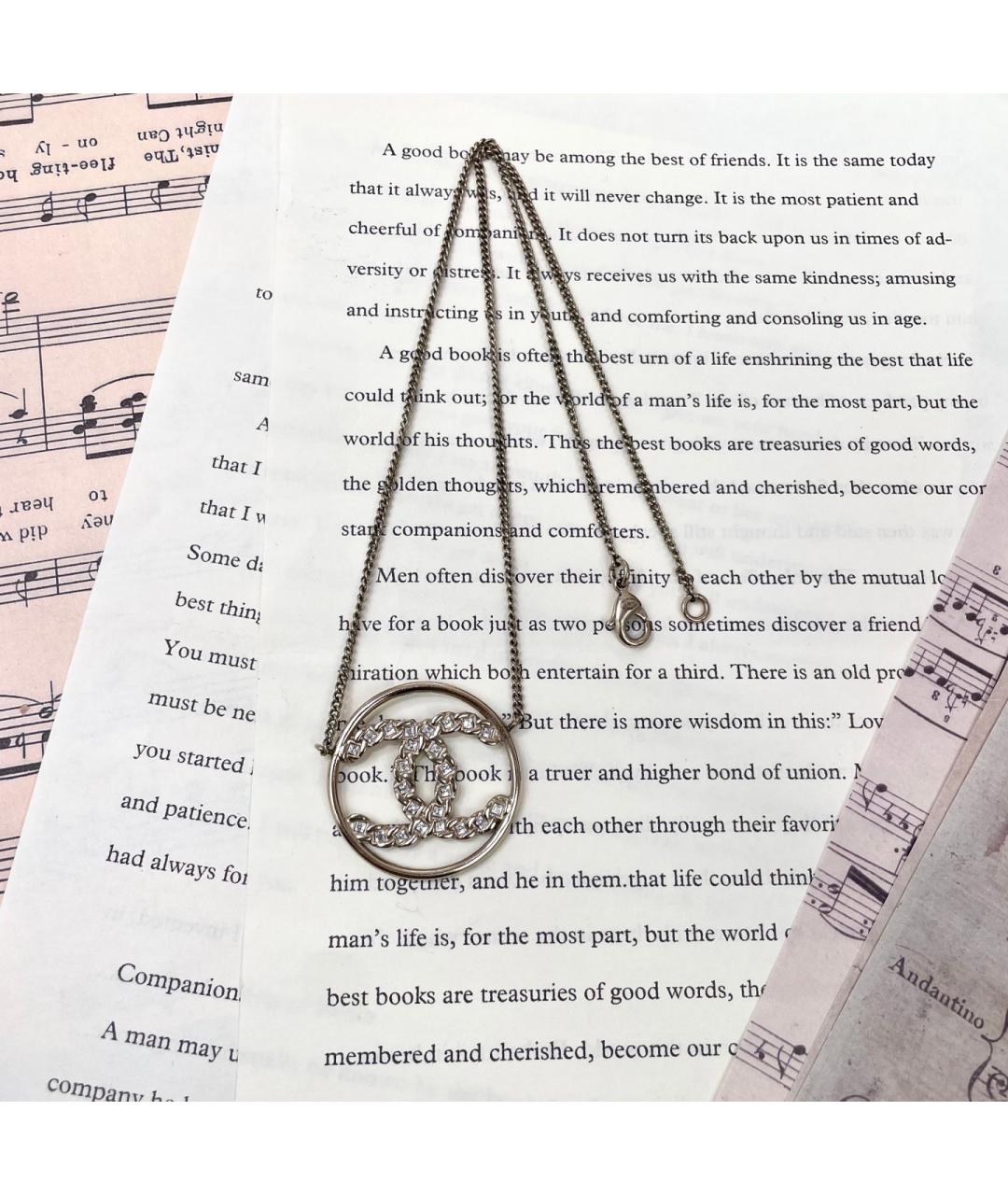 CHANEL Серебряная металлическая подвеска, фото 5