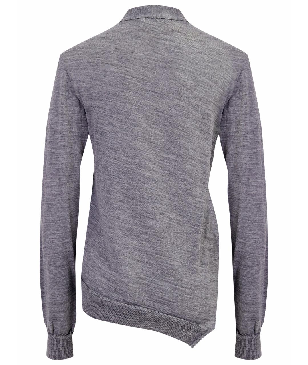 LACOSTE Серый шерстяной кардиган, фото 12