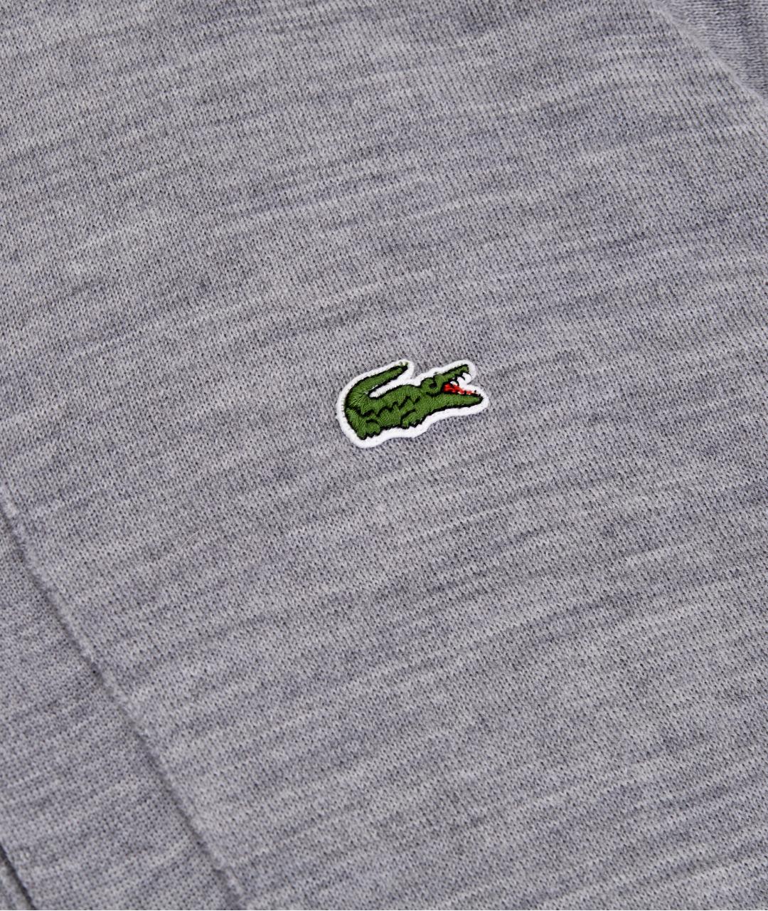 LACOSTE Серый шерстяной кардиган, фото 4