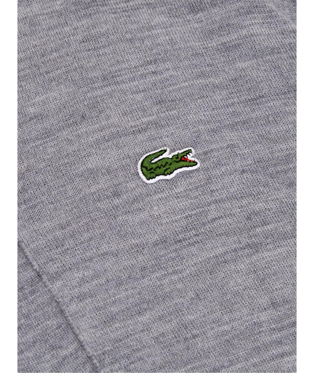 LACOSTE Серый шерстяной кардиган, фото 10