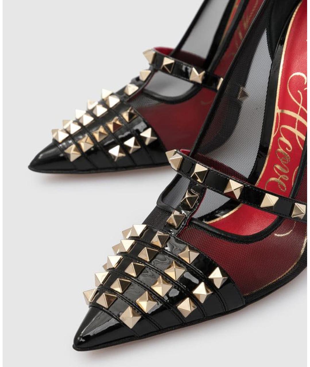 VALENTINO Черные туфли из лакированной кожи, фото 5