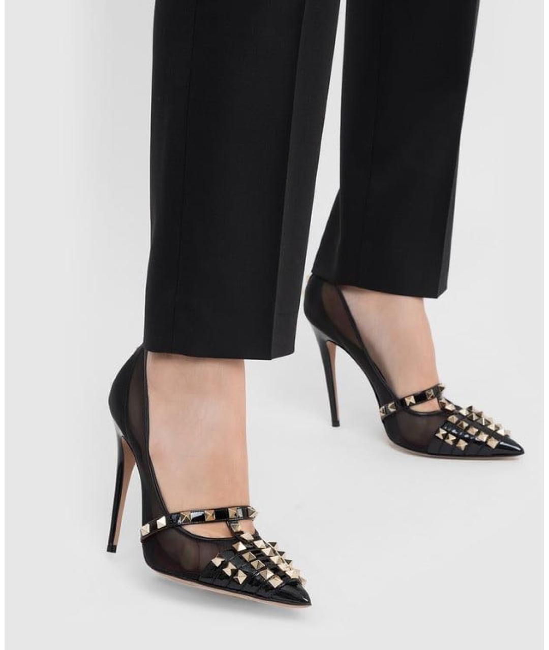 VALENTINO Черные туфли из лакированной кожи, фото 2
