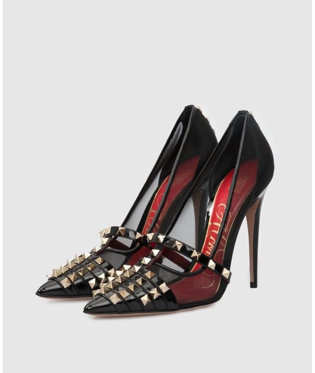 VALENTINO Черные туфли из лакированной кожи, фото 3