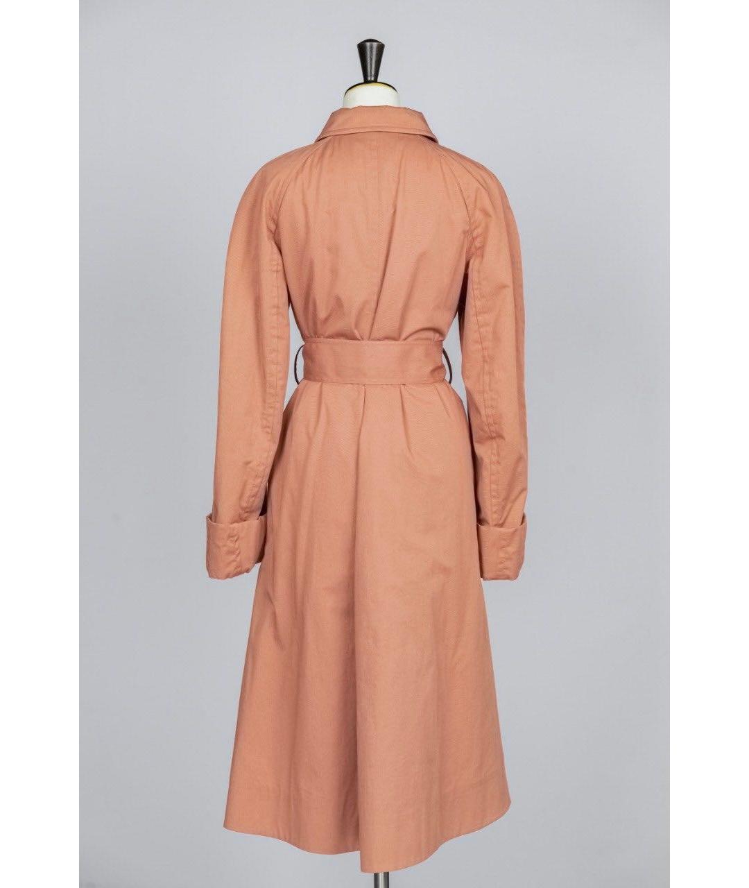 LEMAIRE Коралловый хлопковый тренч/плащ, фото 2