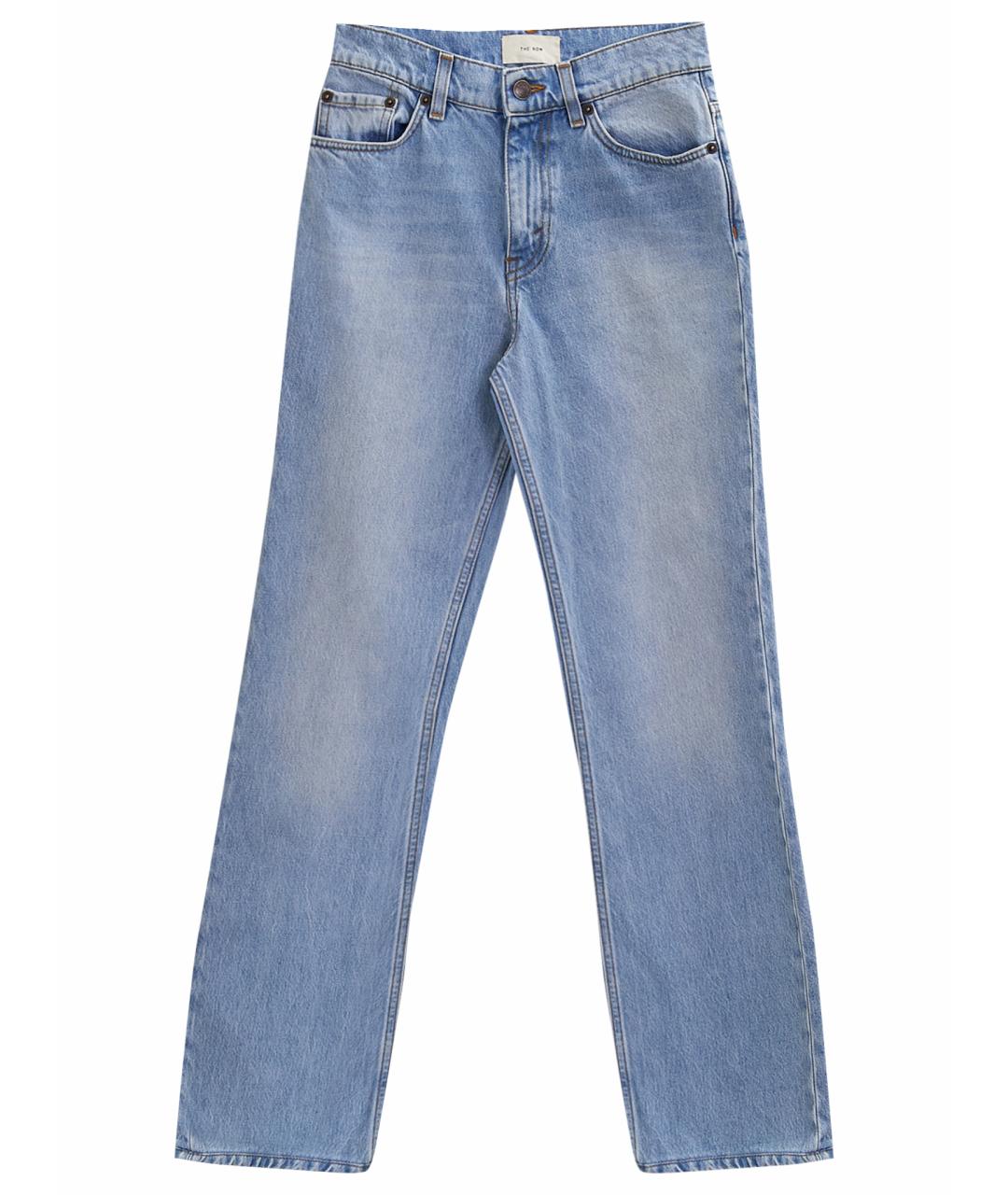 THE ROW Голубые хлопковые прямые джинсы, фото 1