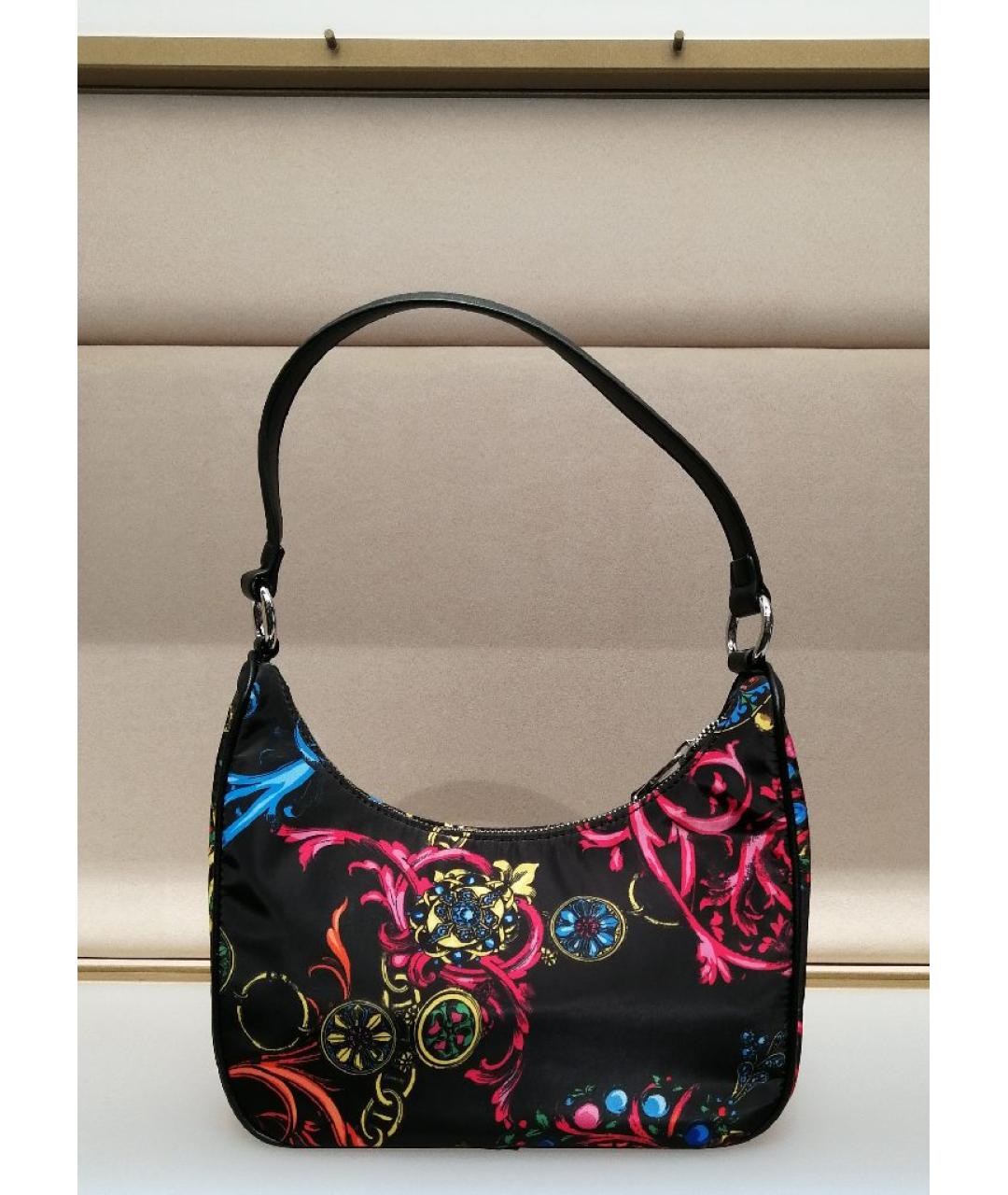 VERSACE JEANS COUTURE Мульти кожаная сумка с короткими ручками, фото 3