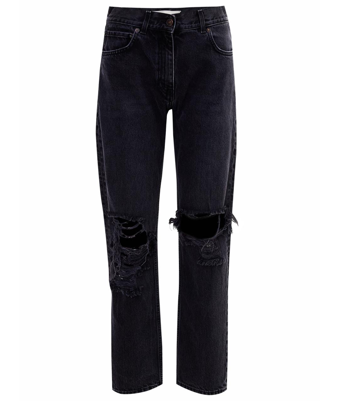 THE ROW Черные хлопковые прямые джинсы, фото 1