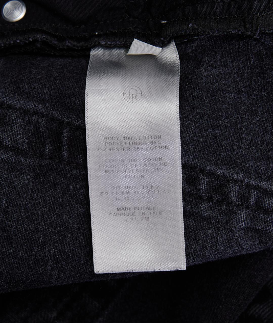 THE ROW Черные хлопковые прямые джинсы, фото 5