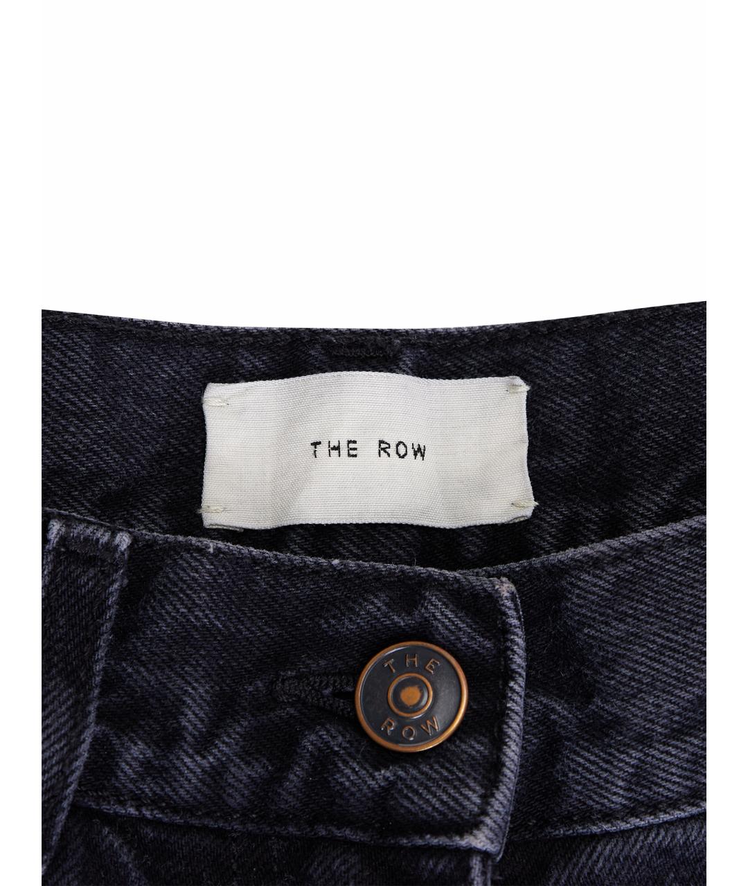 THE ROW Черные хлопковые прямые джинсы, фото 8