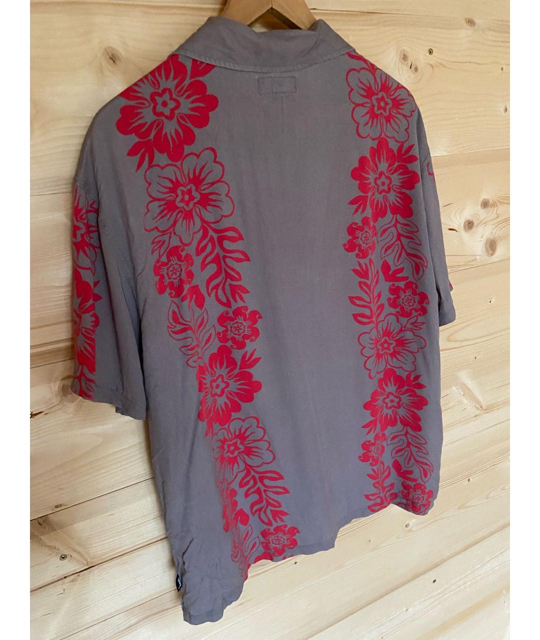 STUSSY Серая кэжуал рубашка, фото 2