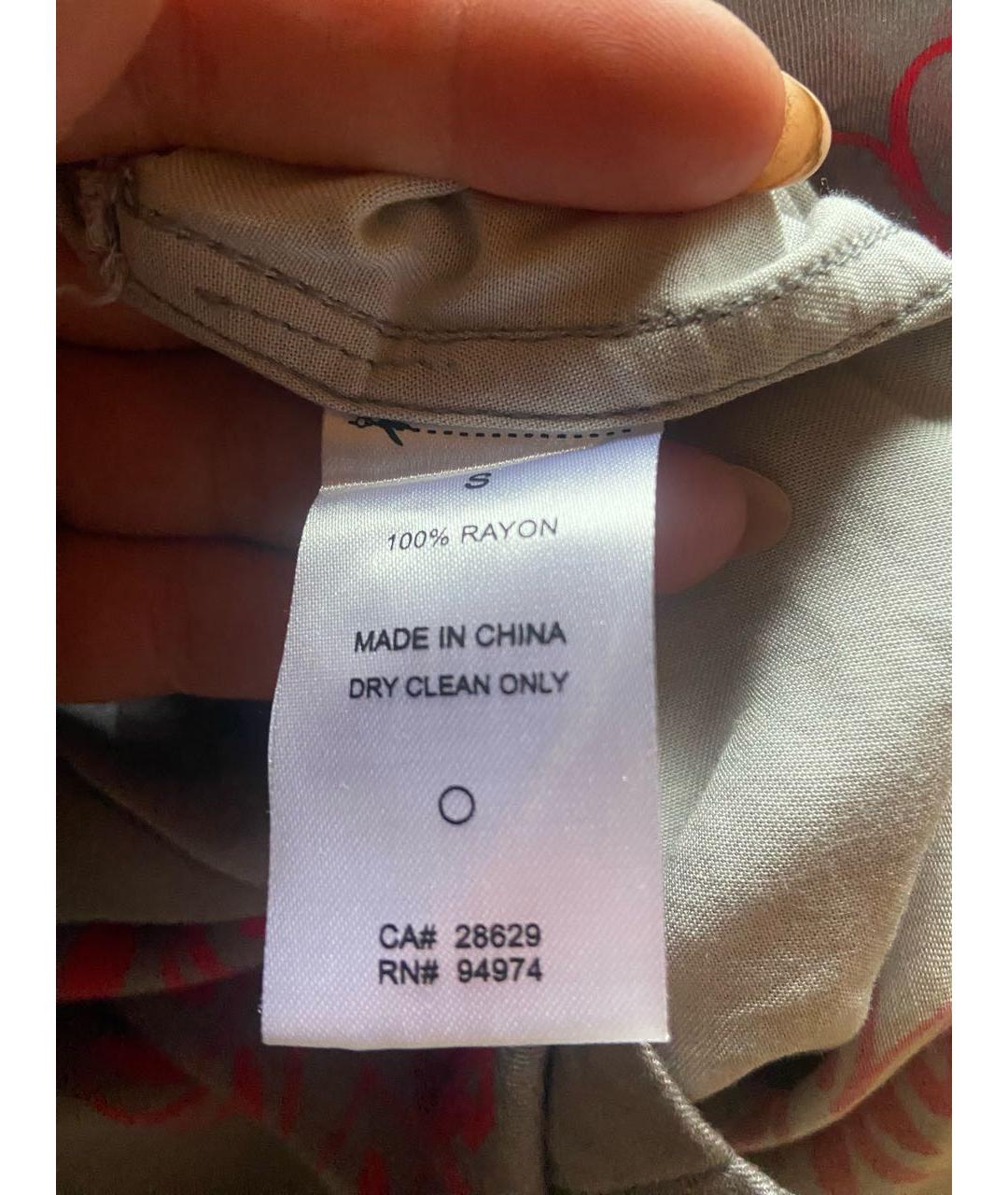 STUSSY Серая кэжуал рубашка, фото 4