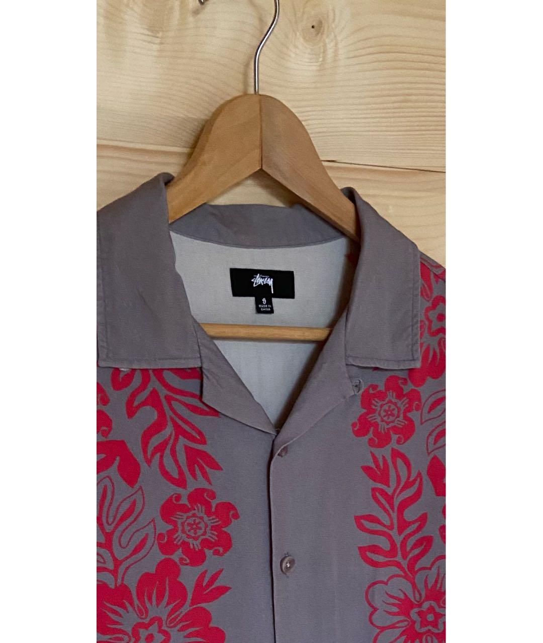 STUSSY Серая кэжуал рубашка, фото 3