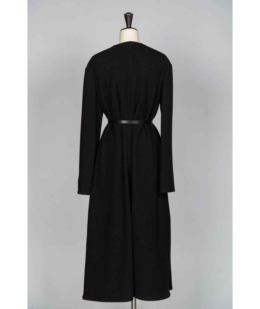 LEMAIRE Черное шерстяное пальто, фото 2