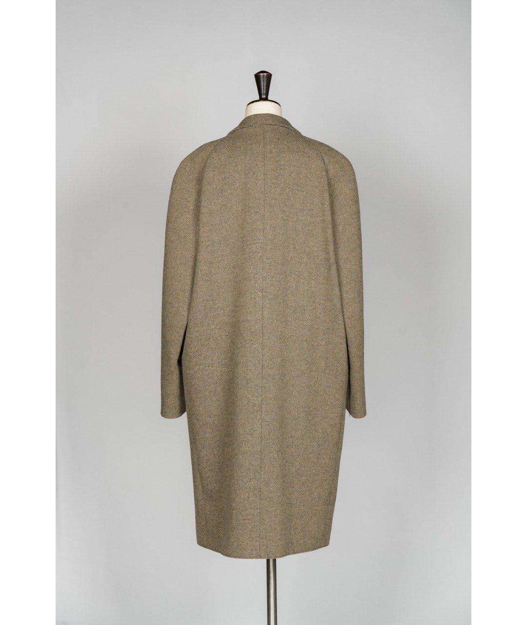 LEMAIRE Коричневое шерстяное пальто, фото 2