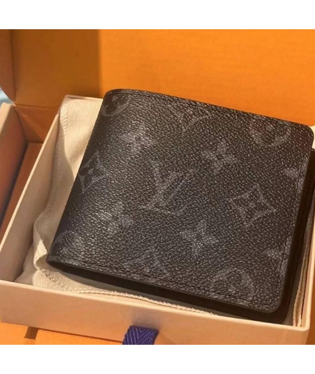 LOUIS VUITTON Черный кошелек, фото 8