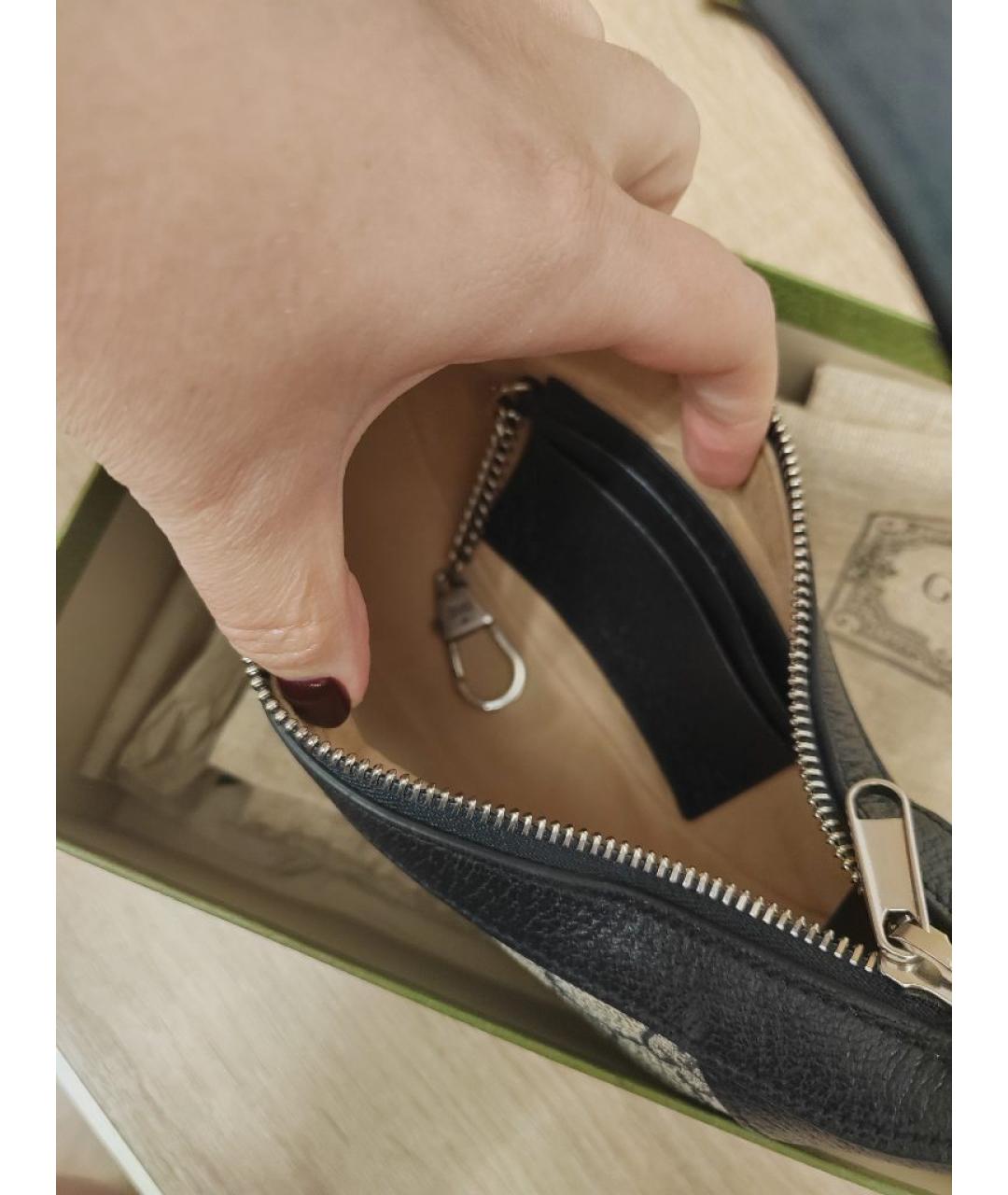 GUCCI Бежевая кожаная сумка через плечо, фото 5