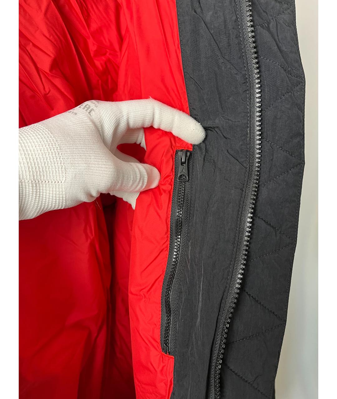 JORDAN Черная полиэстеровая куртка, фото 6