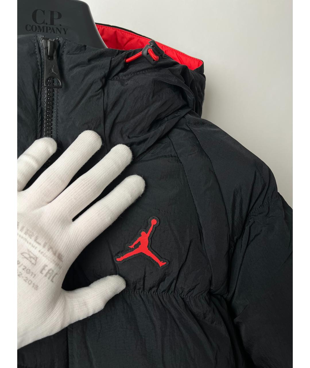 JORDAN Черная полиэстеровая куртка, фото 3