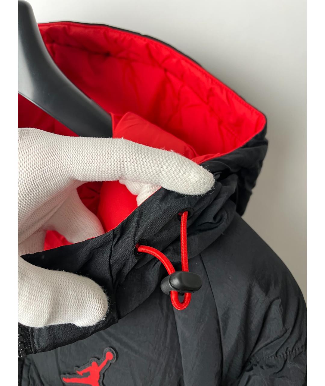 JORDAN Черная полиэстеровая куртка, фото 5