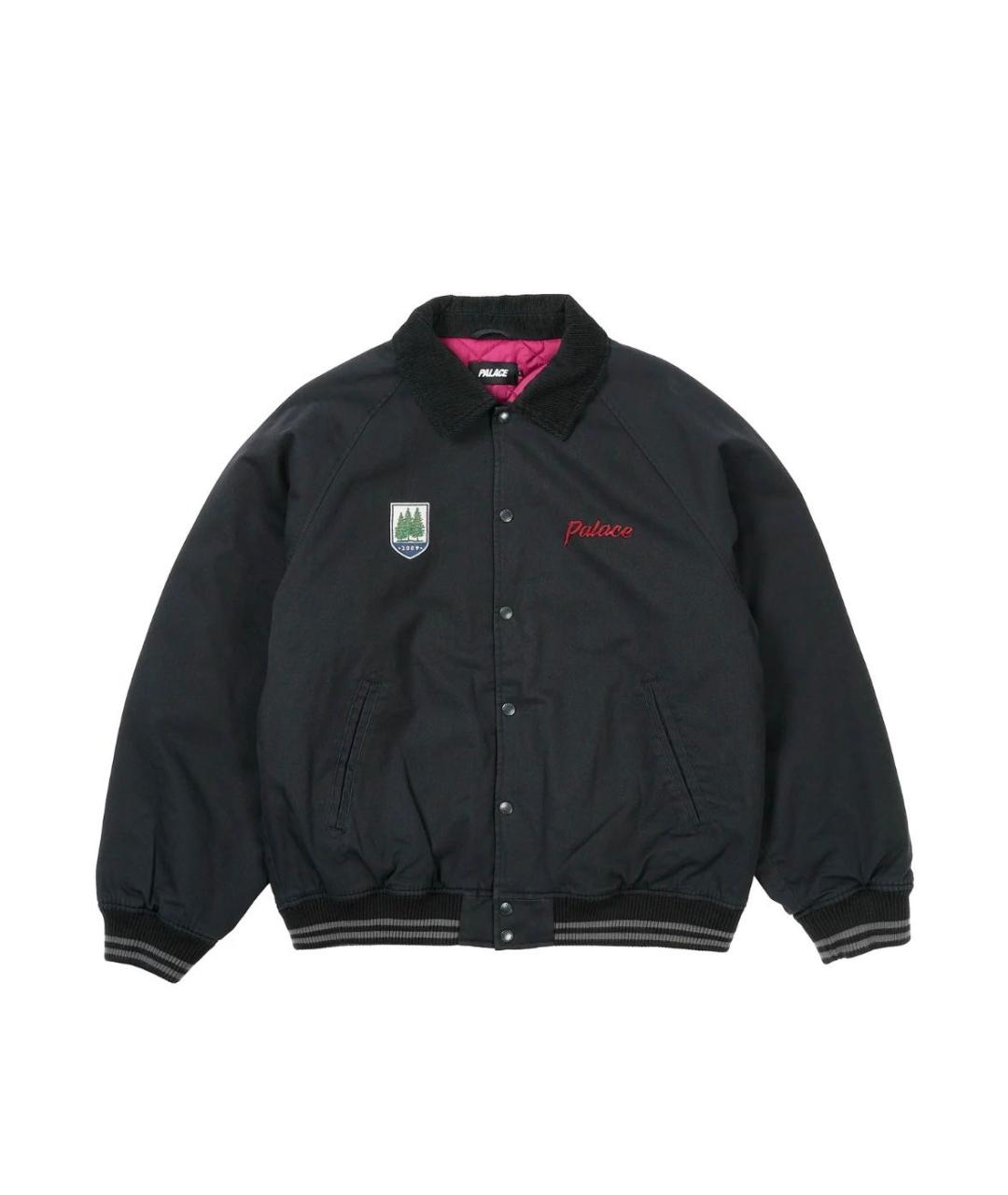 PALACE Черная хлопковая куртка, фото 8