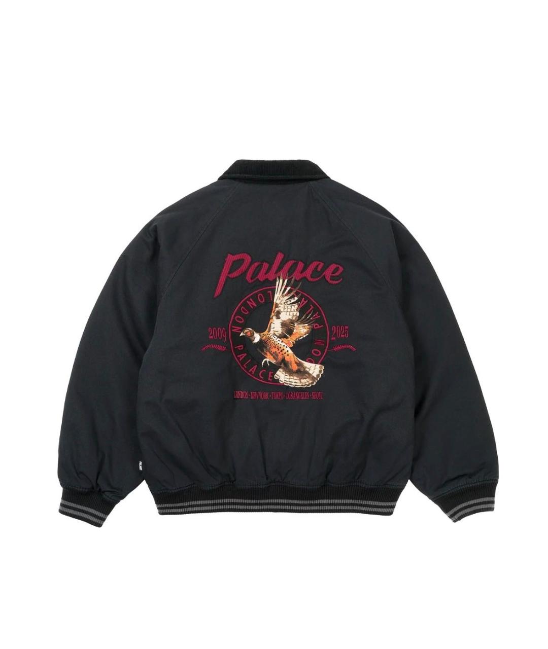 PALACE Черная хлопковая куртка, фото 2