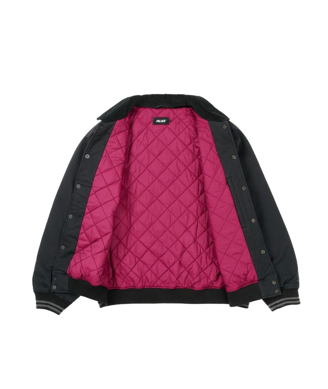 PALACE Черная хлопковая куртка, фото 3