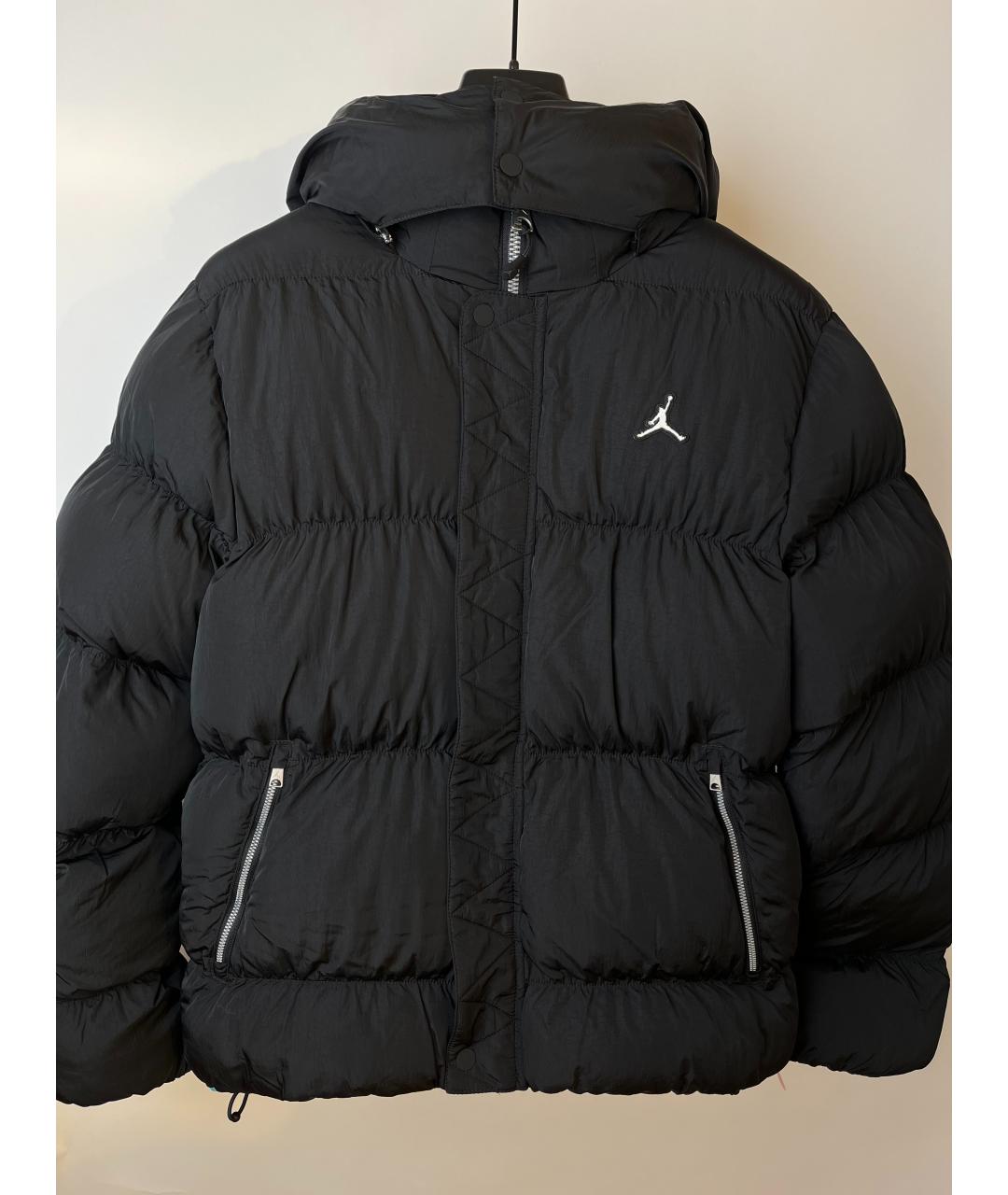 JORDAN Черная полиэстеровая куртка, фото 2
