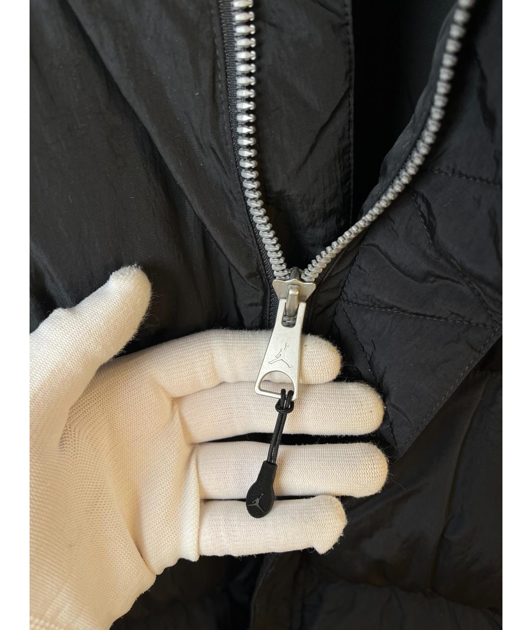 JORDAN Черная полиэстеровая куртка, фото 4