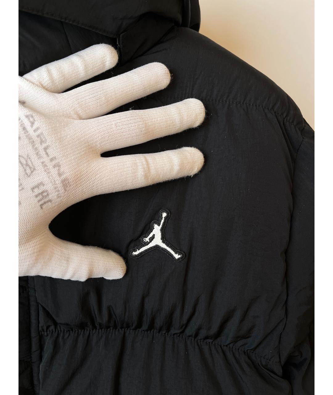 JORDAN Черная полиэстеровая куртка, фото 3