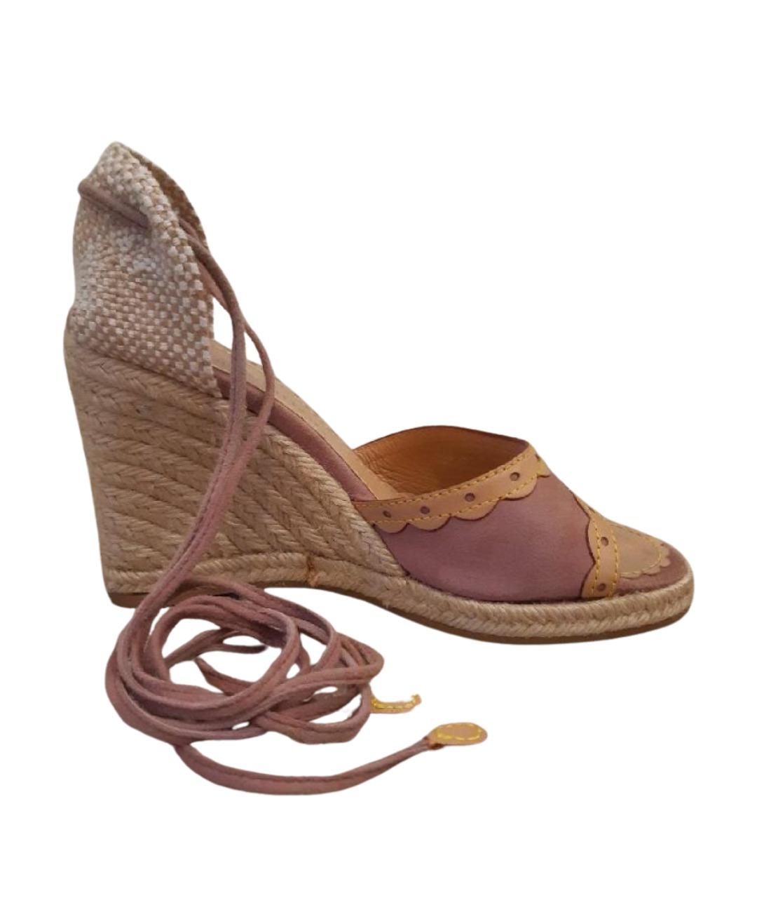 LOUIS VUITTON Фиолетовые замшевые эспадрильи, фото 1
