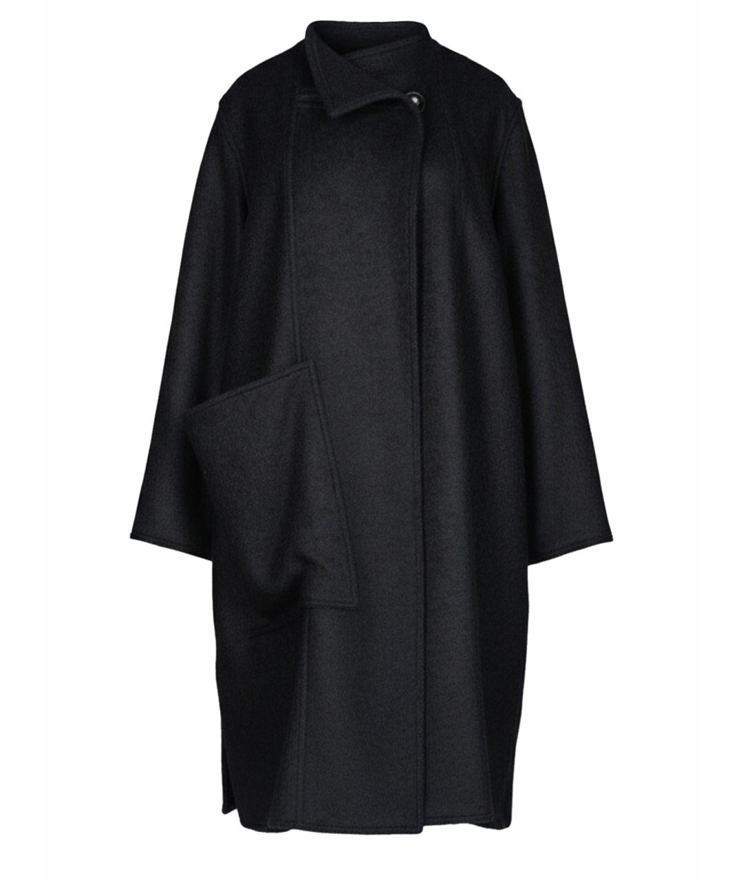 LEMAIRE Антрацитовое шерстяное пальто, фото 1
