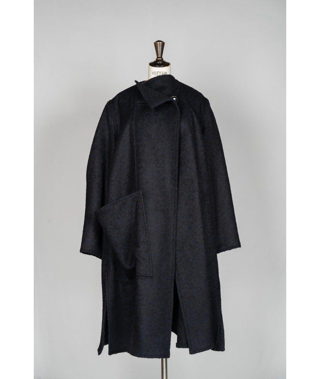 LEMAIRE Антрацитовое шерстяное пальто, фото 3