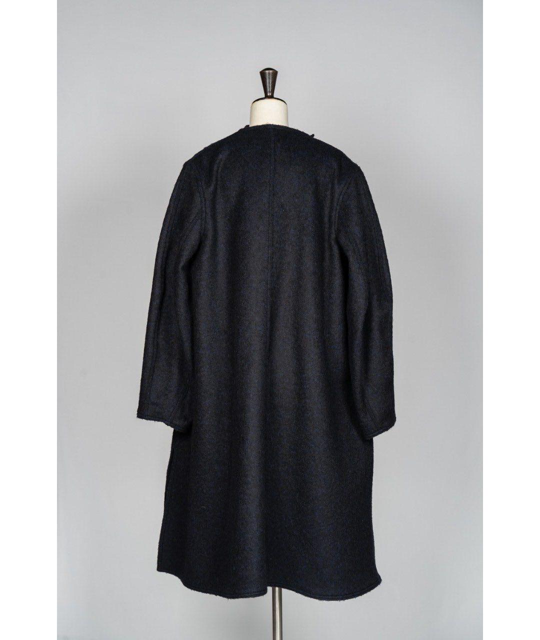 LEMAIRE Антрацитовое шерстяное пальто, фото 2