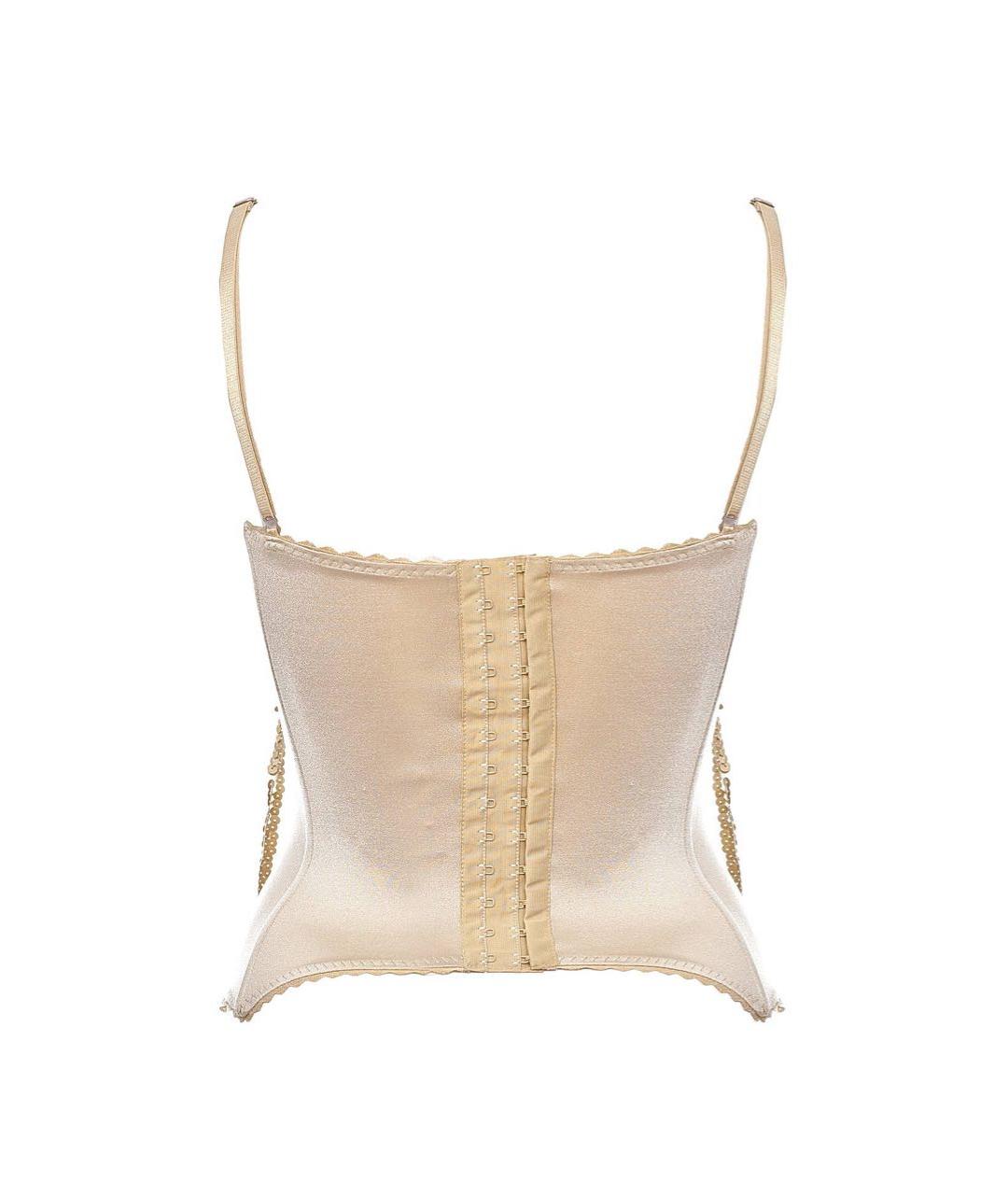 PINKO Золотой полиамидовый корсет, фото 2