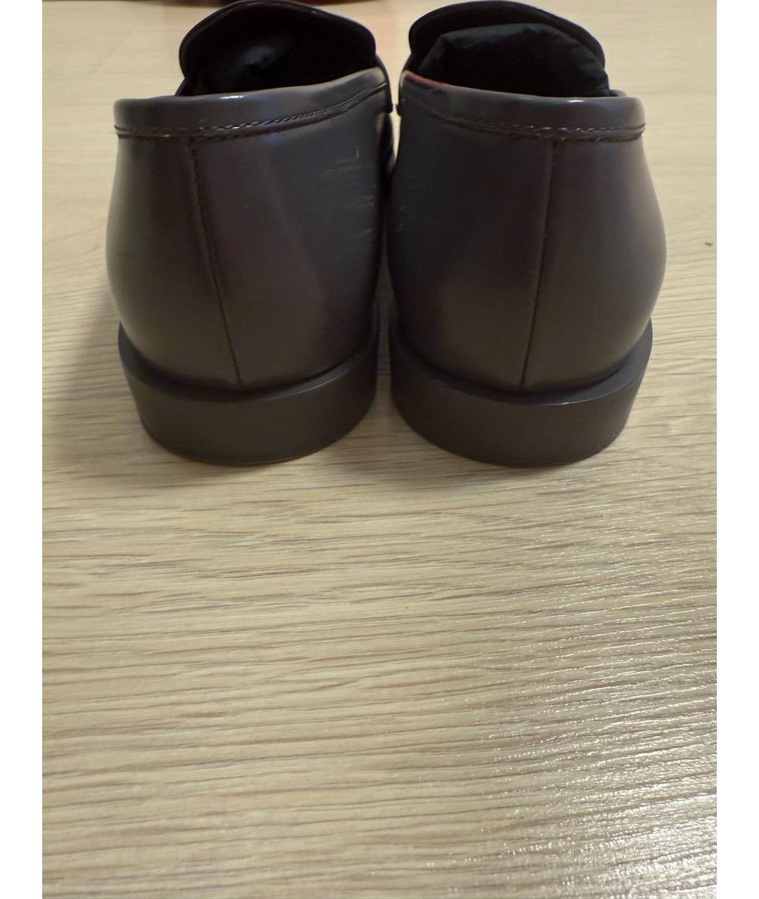 CHANEL Серые кожаные лоферы, фото 3