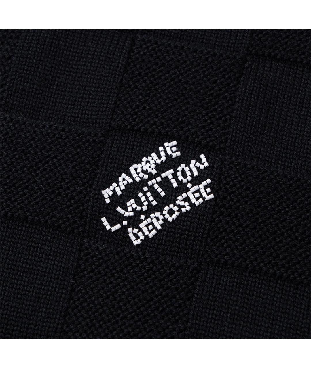 LOUIS VUITTON Черный шерстяной джемпер / свитер, фото 9