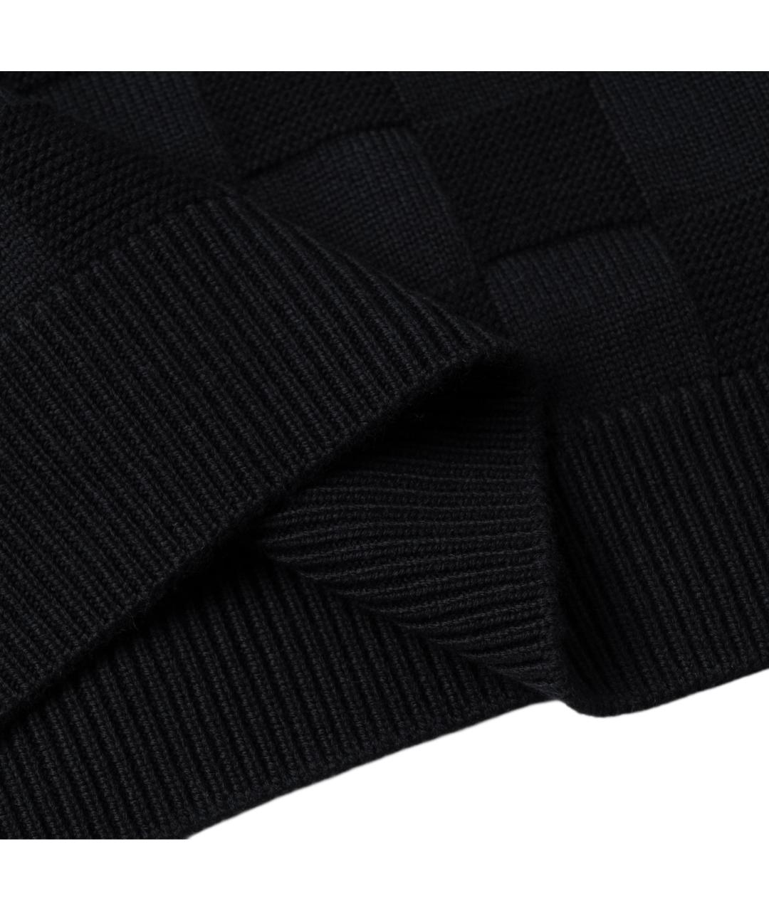 LOUIS VUITTON Черный шерстяной джемпер / свитер, фото 8