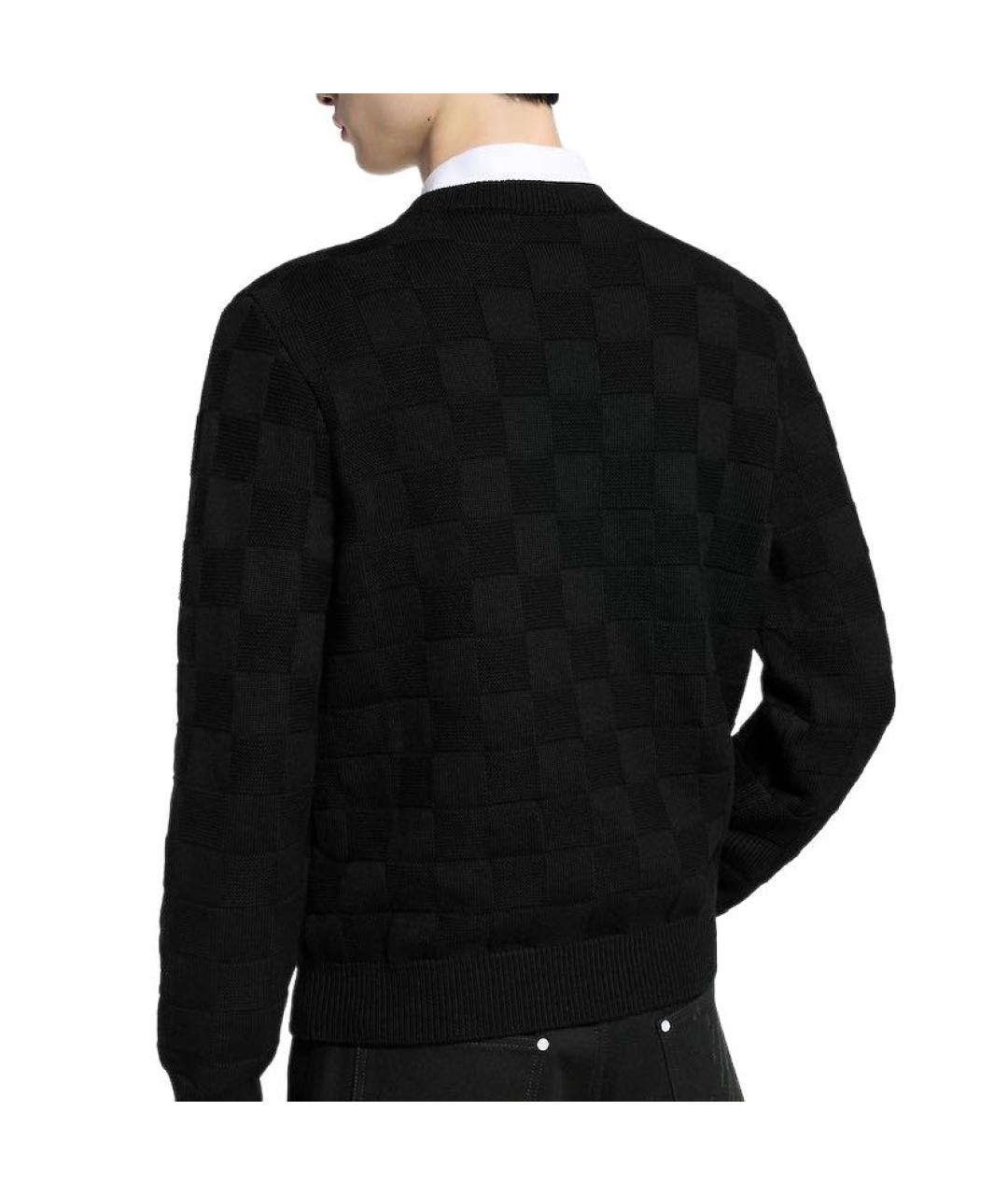 LOUIS VUITTON Черный шерстяной джемпер / свитер, фото 6