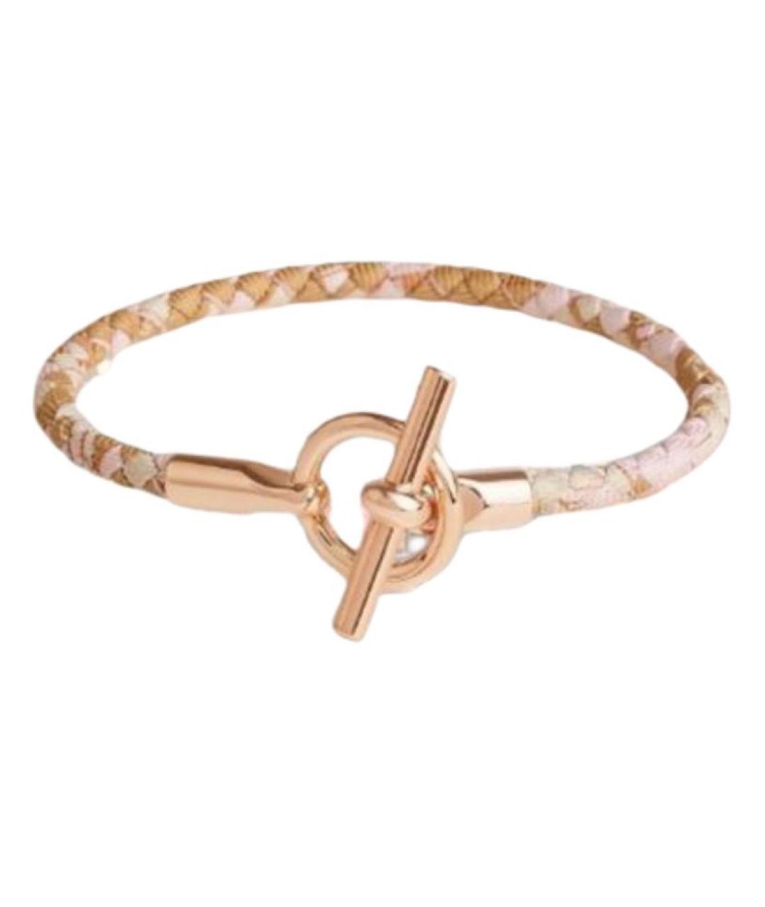 HERMES Розовый браслет, фото 1