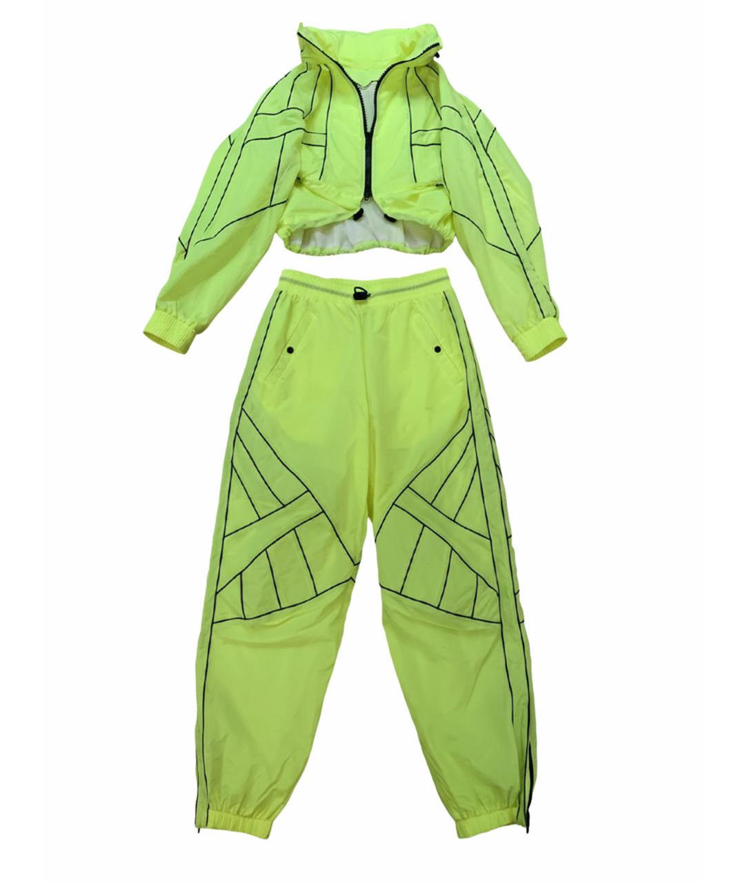ALEXANDER WANG Салатовый полиэстеровый костюм с брюками, фото 1
