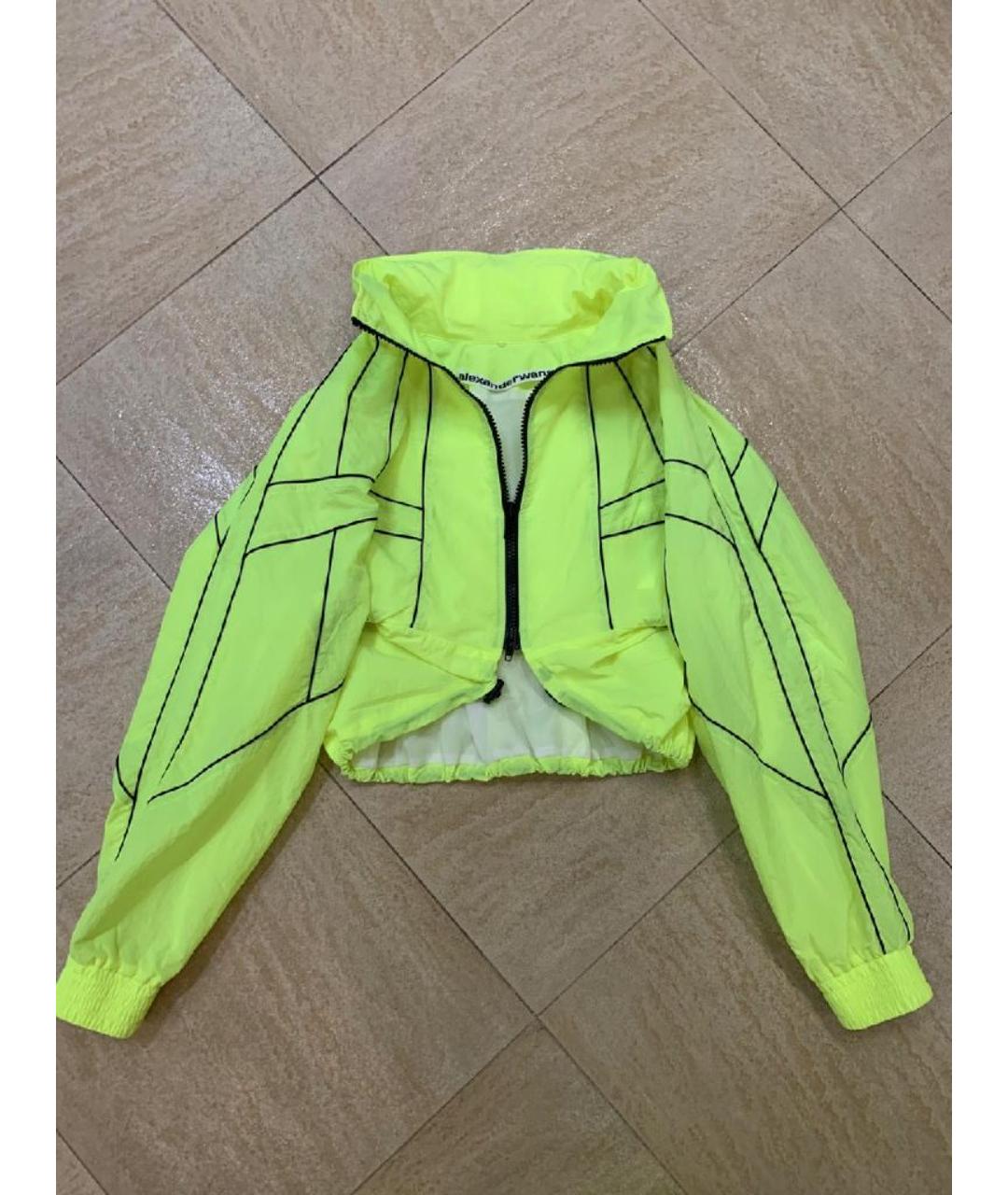 ALEXANDER WANG Салатовый полиэстеровый костюм с брюками, фото 3