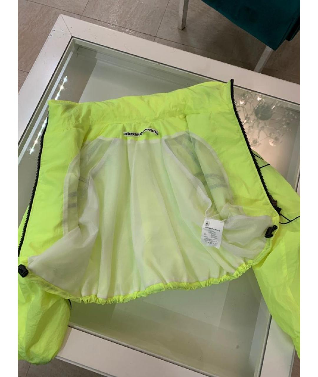 ALEXANDER WANG Салатовый полиэстеровый костюм с брюками, фото 5
