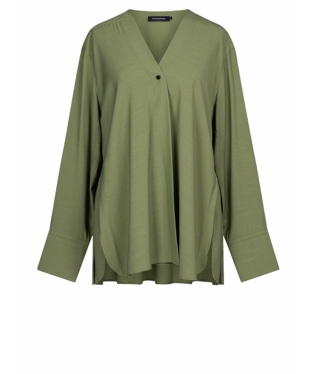 LEMAIRE Зеленая хлопковая блузы, фото 1