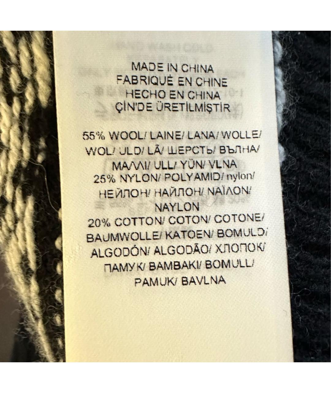 RALPH LAUREN Черная шерстяная юбка миди, фото 6