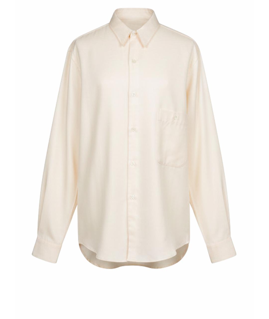 LEMAIRE Белая шелковая рубашка, фото 1
