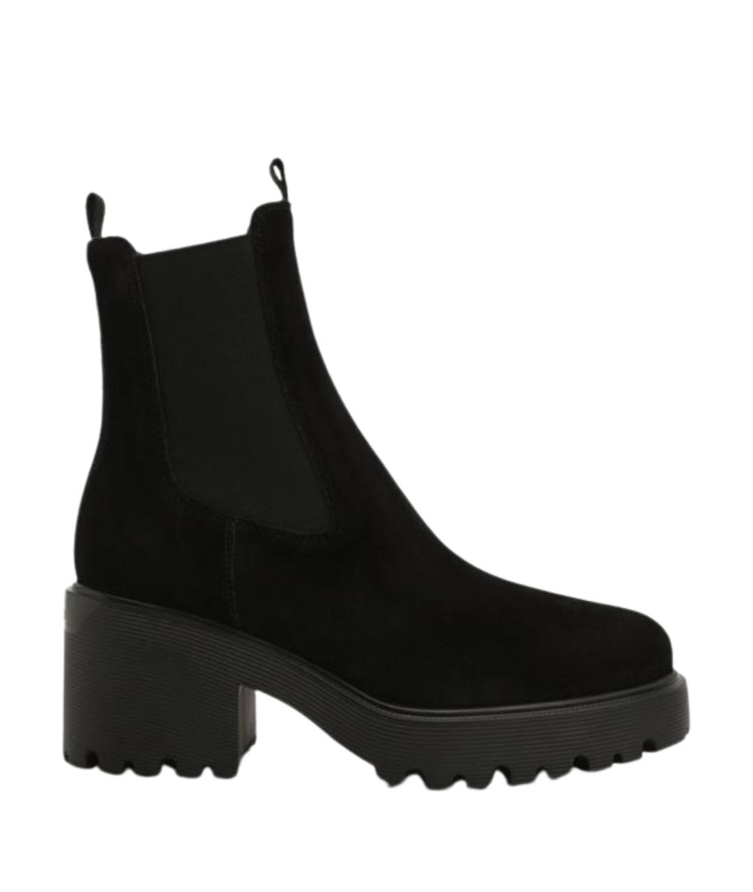 HOGAN Черные замшевые ботильоны, фото 1