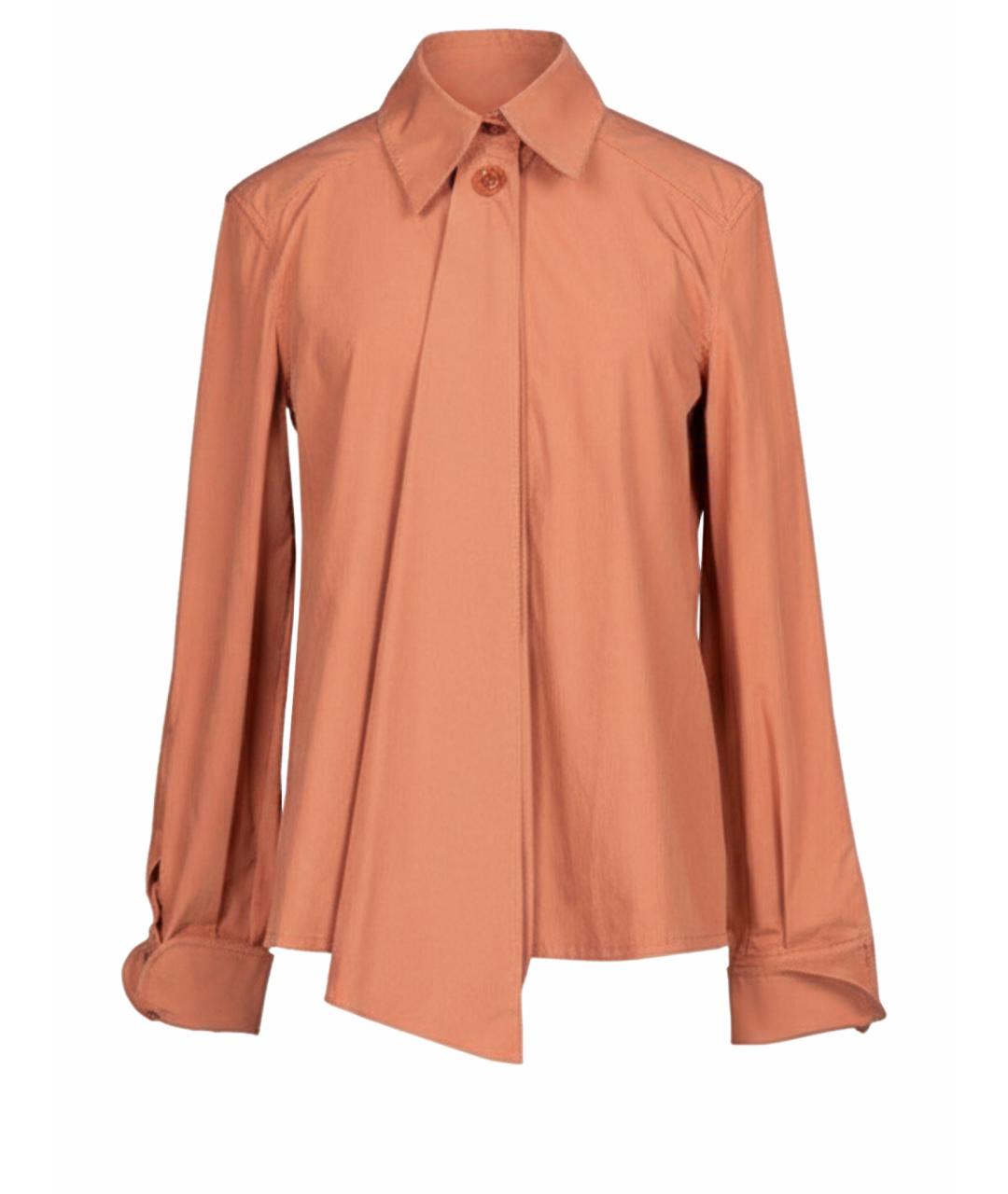 LEMAIRE Коралловая хлопковая блузы, фото 1