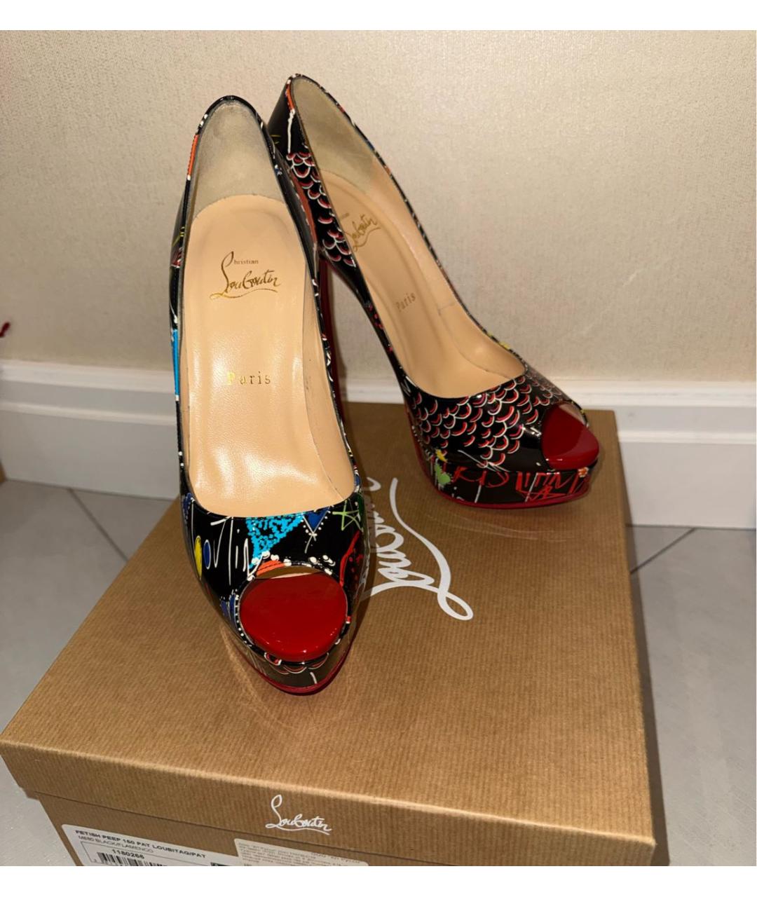 CHRISTIAN LOUBOUTIN Мульти кожаные туфли, фото 2